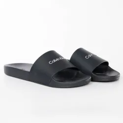 Claquette homme Calvin Klein Original logo Noir - ZESHOES Claquette homme Calvin Klein Original logo Noir - ZESHOES