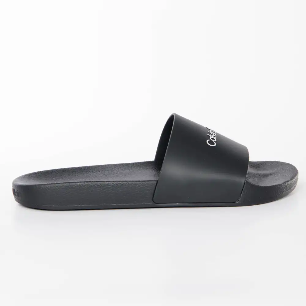 Claquette homme Calvin Klein Original logo Noir - ZESHOES Claquette homme Calvin Klein Original logo Noir - ZESHOES
