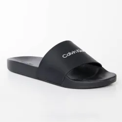 Claquette homme Calvin Klein Original logo Noir - ZESHOES Claquette homme Calvin Klein Original logo Noir - ZESHOES