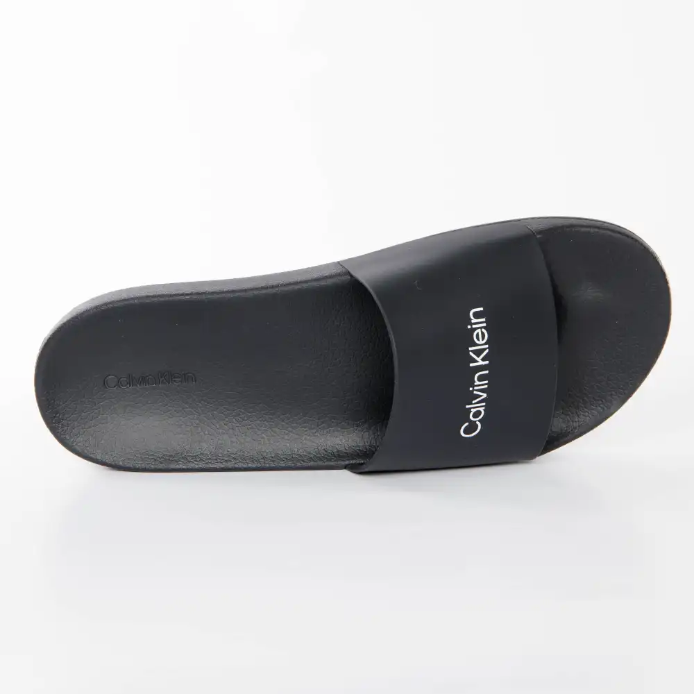 Claquette homme Calvin Klein Original logo Noir - ZESHOES Claquette homme Calvin Klein Original logo Noir - ZESHOES