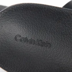 Claquette homme Calvin Klein Original logo Noir - ZESHOES Claquette homme Calvin Klein Original logo Noir - ZESHOES
