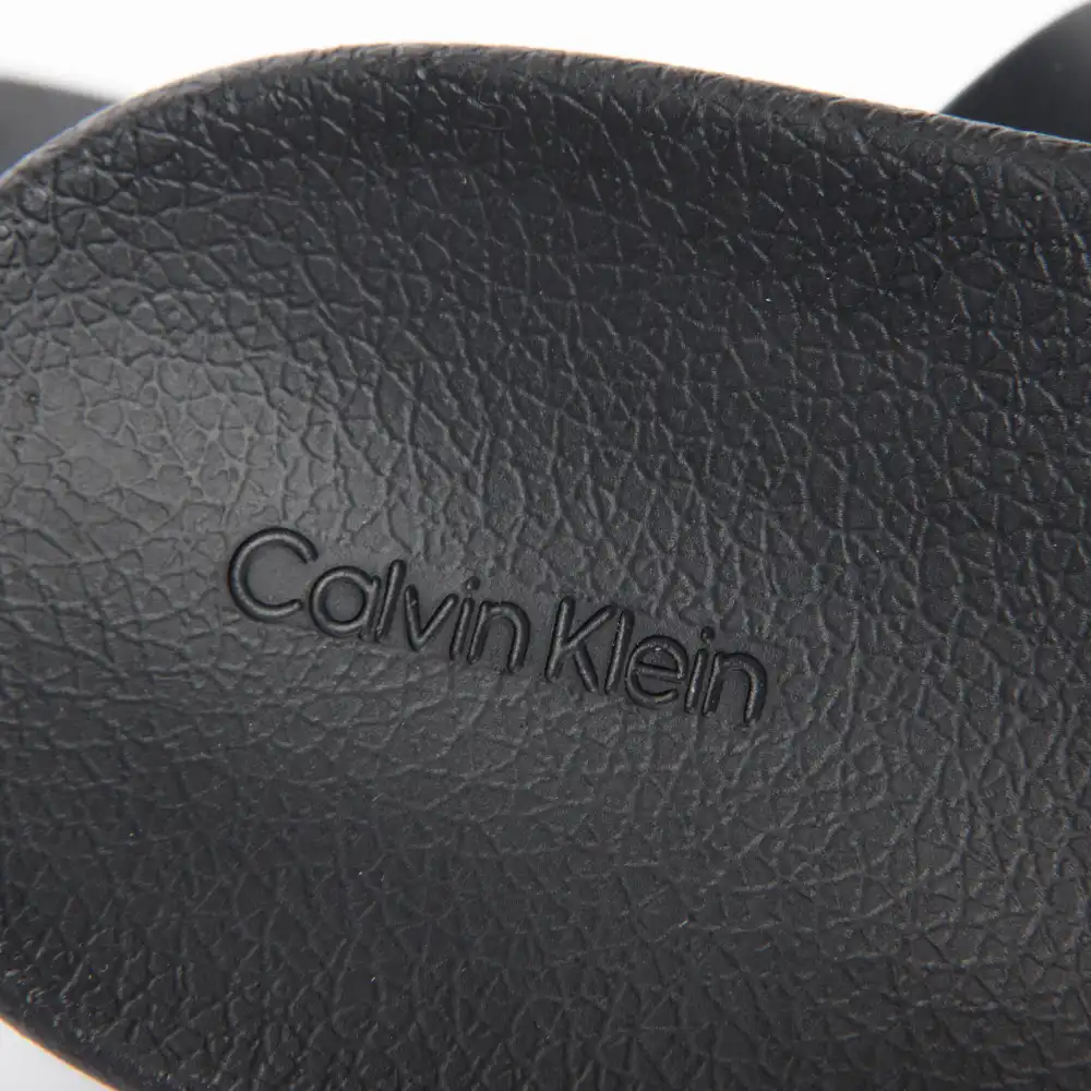 Claquette homme Calvin Klein Original logo Noir - ZESHOES Claquette homme Calvin Klein Original logo Noir - ZESHOES