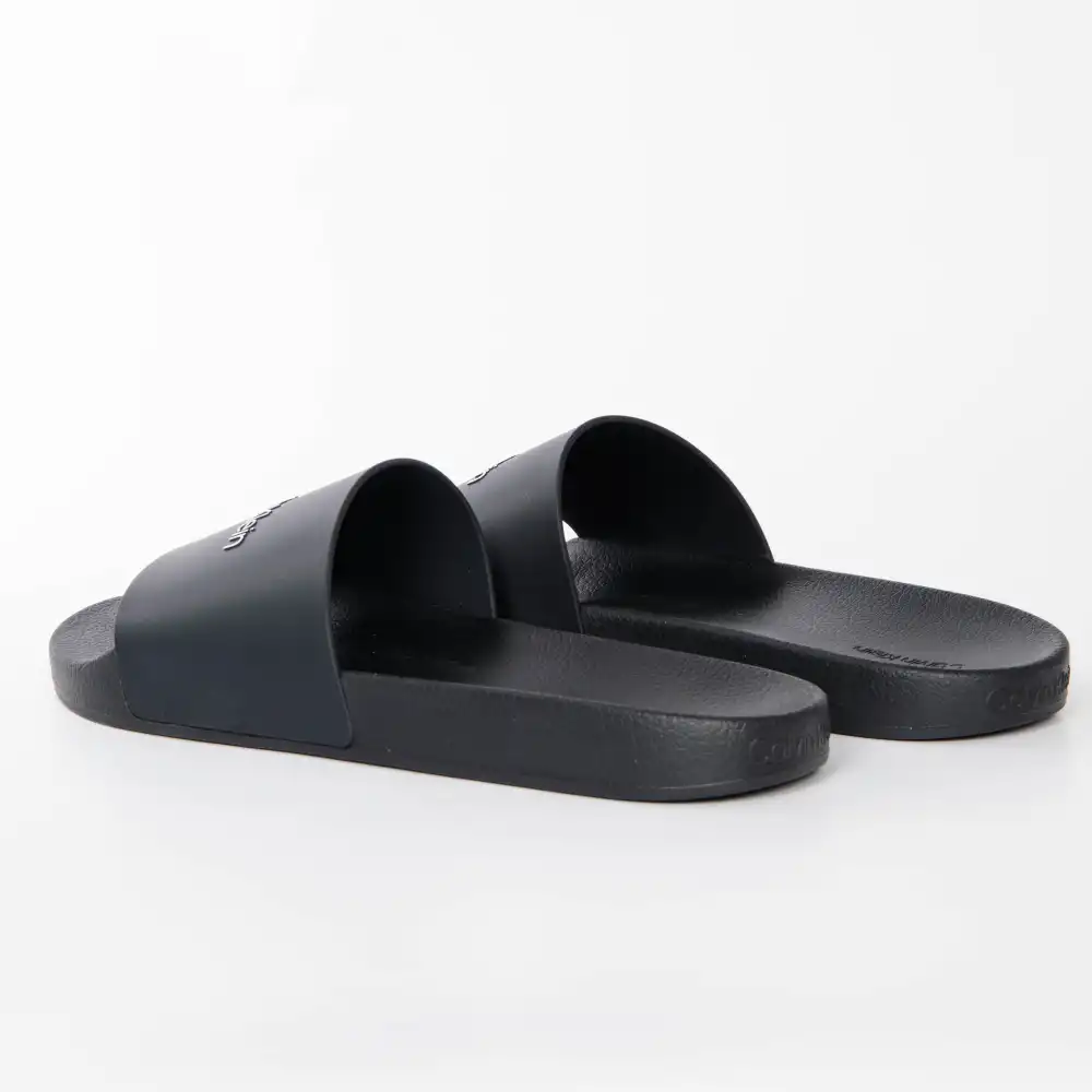 Claquette homme Calvin Klein Original logo Noir - ZESHOES Claquette homme Calvin Klein Original logo Noir - ZESHOES