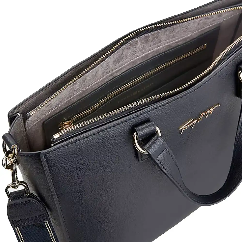 Sac a main femme Tommy Jeans Joy emblématique Noir - ZESHOES