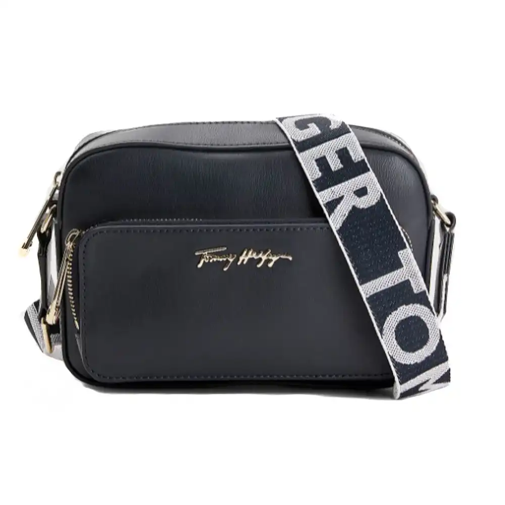 Pochette femme Tommy Jeans Iconic signature Noir - ZESHOES