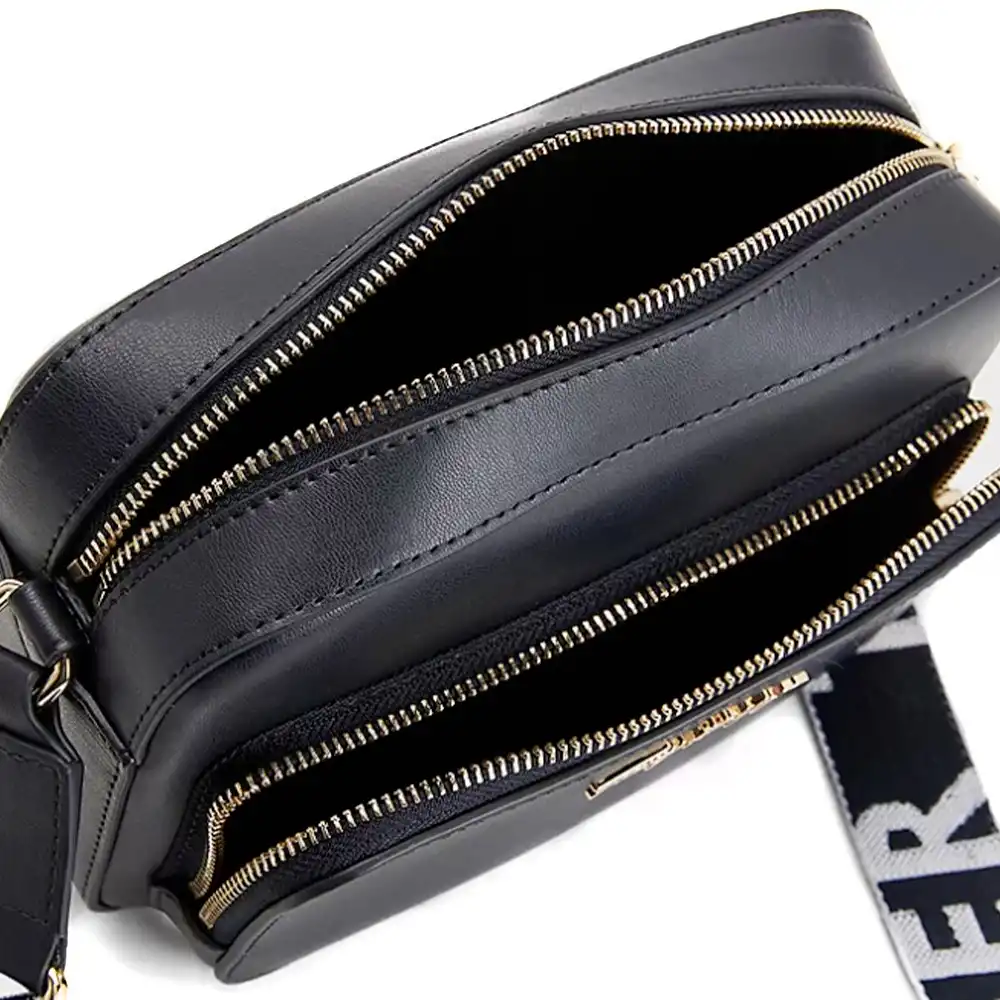 Pochette femme Tommy Jeans Iconic signature Noir - ZESHOES
