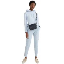 Pochette femme Tommy Jeans Iconic signature Noir - ZESHOES