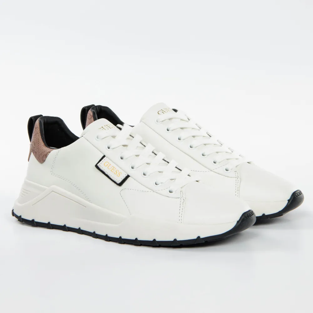 Guess Basket Running lucca Homme Blanc