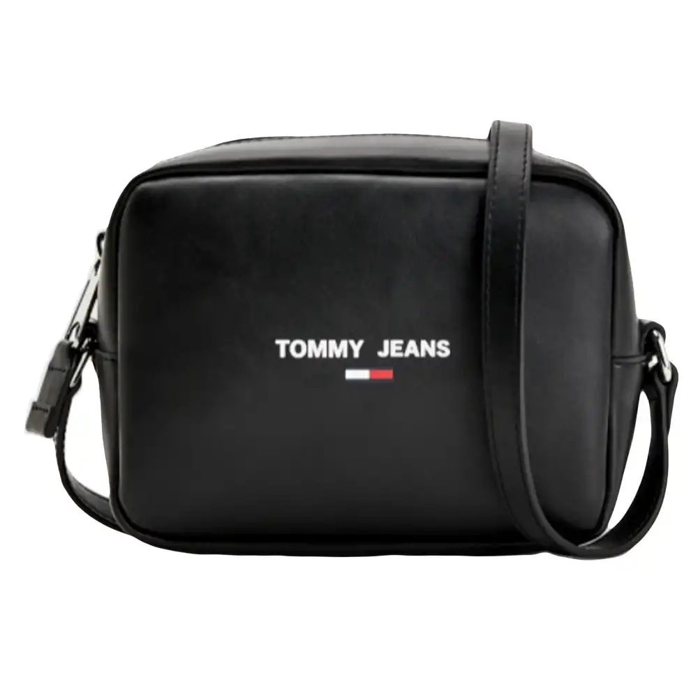 Pochette femme Tommy Jeans Essential pu camera bag Noir - ZESHOES