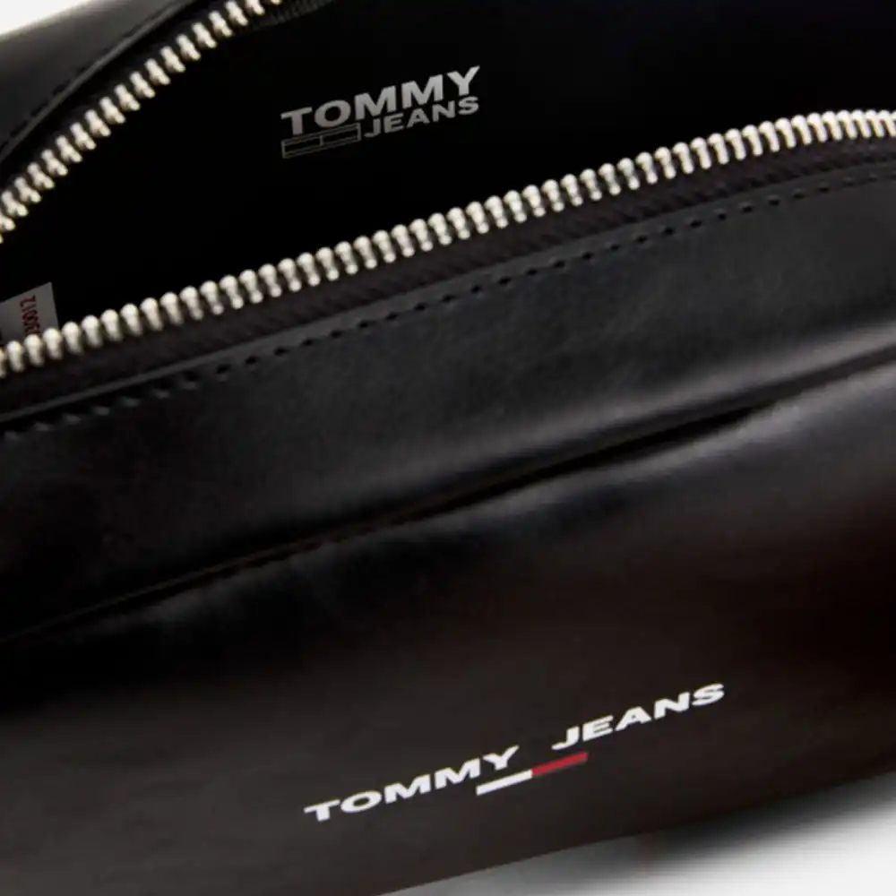 Pochette femme Tommy Jeans Essential pu camera bag Noir - ZESHOES