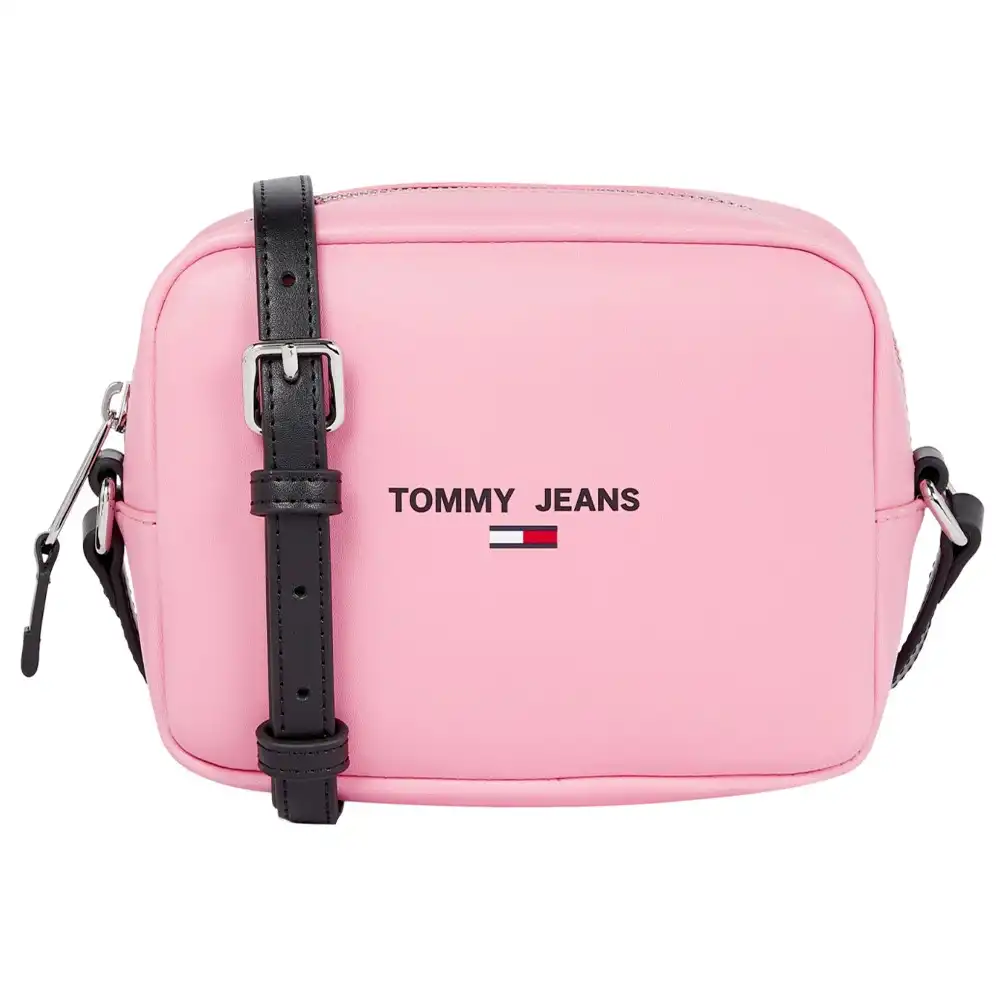 Pochette femme Tommy Jeans Essential pu camera bag Rose - ZESHOES