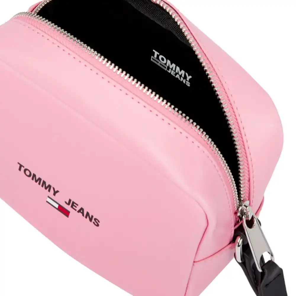 Pochette femme Tommy Jeans Essential pu camera bag Rose - ZESHOES