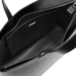 Sac a main femme Tommy Jeans Essential pu tote Noir - ZESHOES