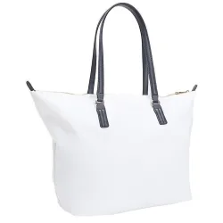 Sac a main femme Tommy Jeans Poppy tote corp Blanc - ZESHOES