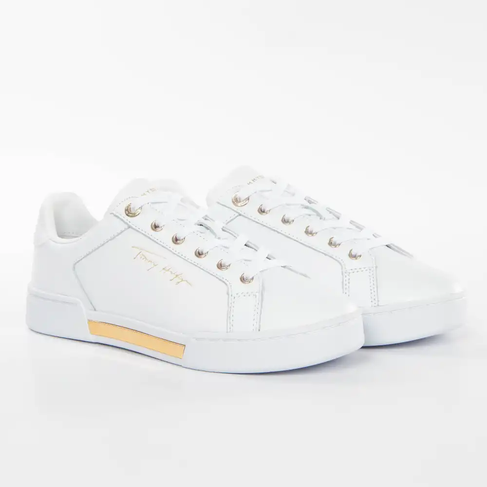 Basket de ville basse femme Tommy Jeans Elevated sneaker Blanc - ZESHOES