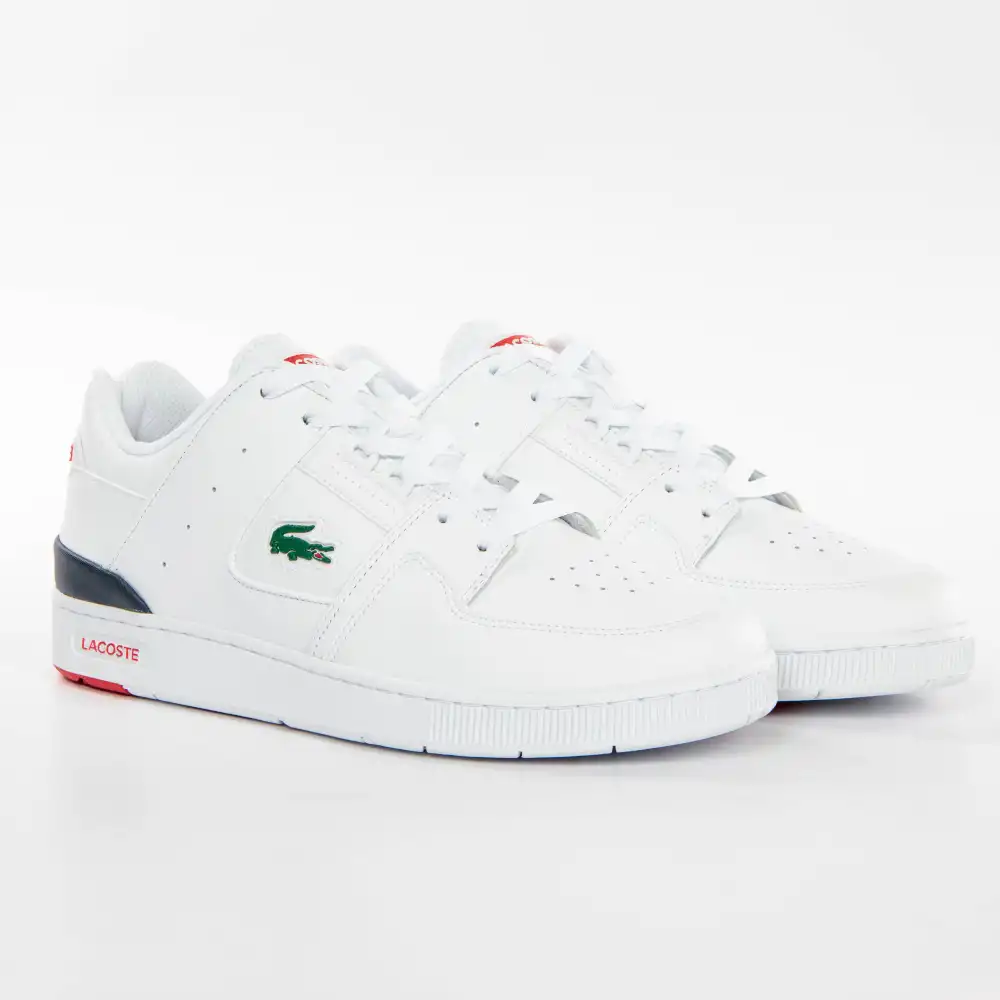 Basket basse homme Lacoste Court cage Blanc - ZESHOES