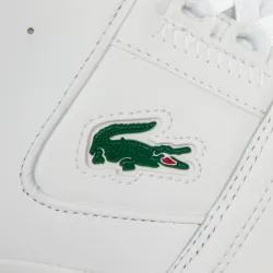 Basket basse homme Lacoste Court cage Blanc - ZESHOES Basket basse homme Lacoste Court cage Blanc - ZESHOES