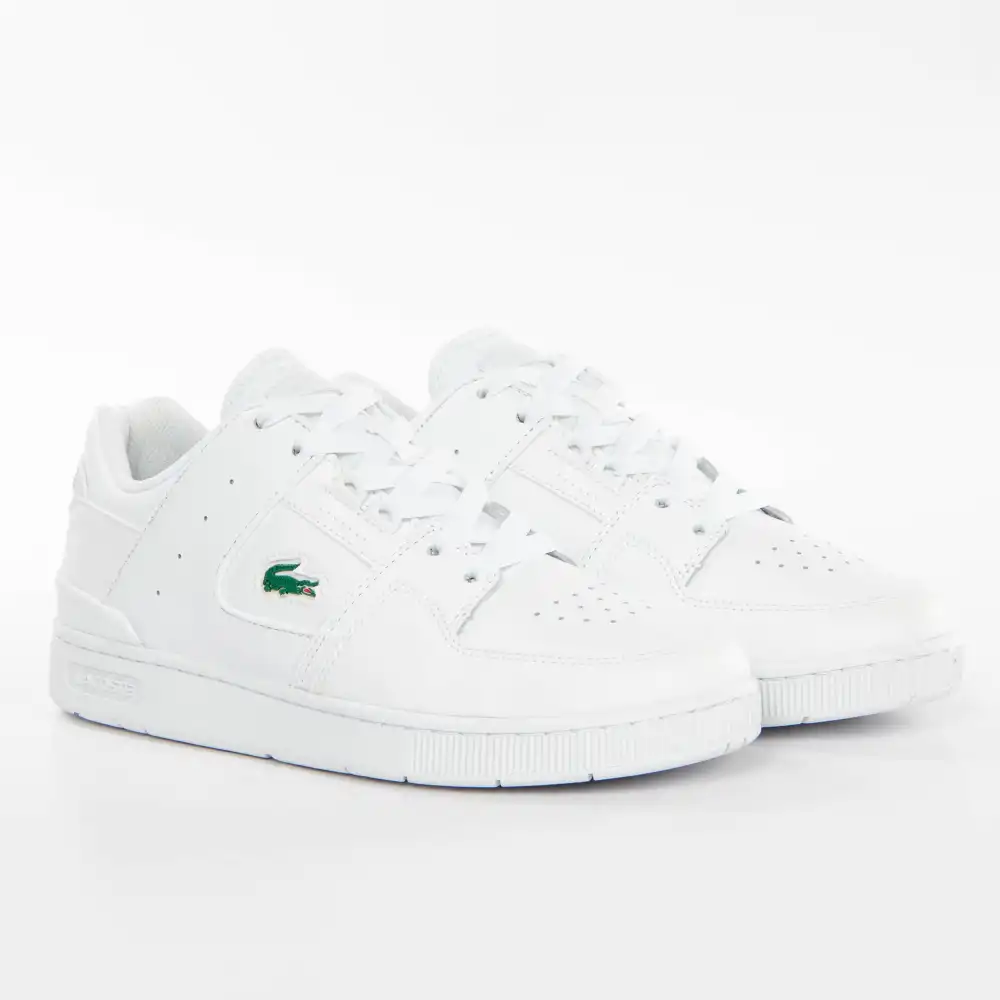 Basket basse homme Lacoste Court cage Blanc - ZESHOES