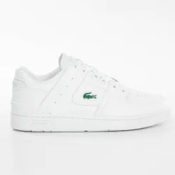 Basket basse homme Lacoste Court cage Blanc - ZESHOES Basket basse homme Lacoste Court cage Blanc - ZESHOES