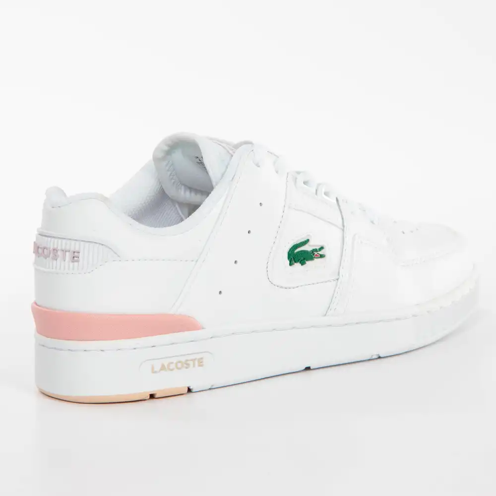 Basket basse femme Lacoste Court cage Blanc - ZESHOES