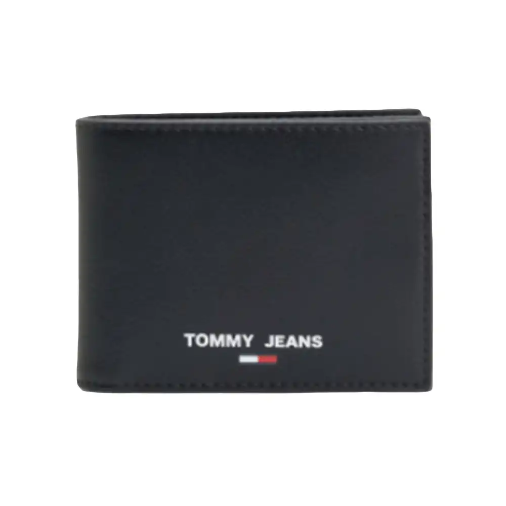 Portefeuille homme Tommy Jeans Classic flag logo Noir - ZESHOES