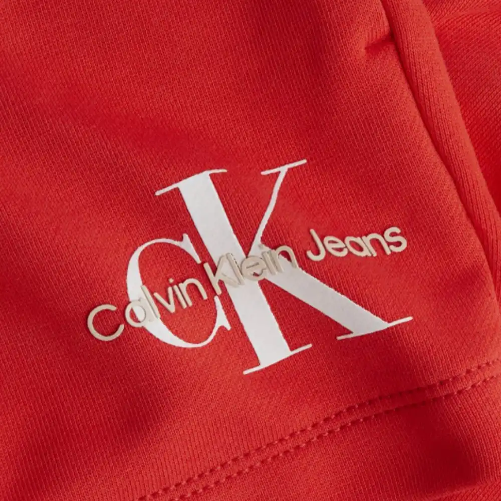 Short femme Calvin Klein Original red logo Rouge - ZESHOES Short femme Calvin Klein Original red logo Rouge - ZESHOES