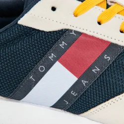 Basket basse homme Tommy Jeans Retro runners Multicolor - ZESHOES