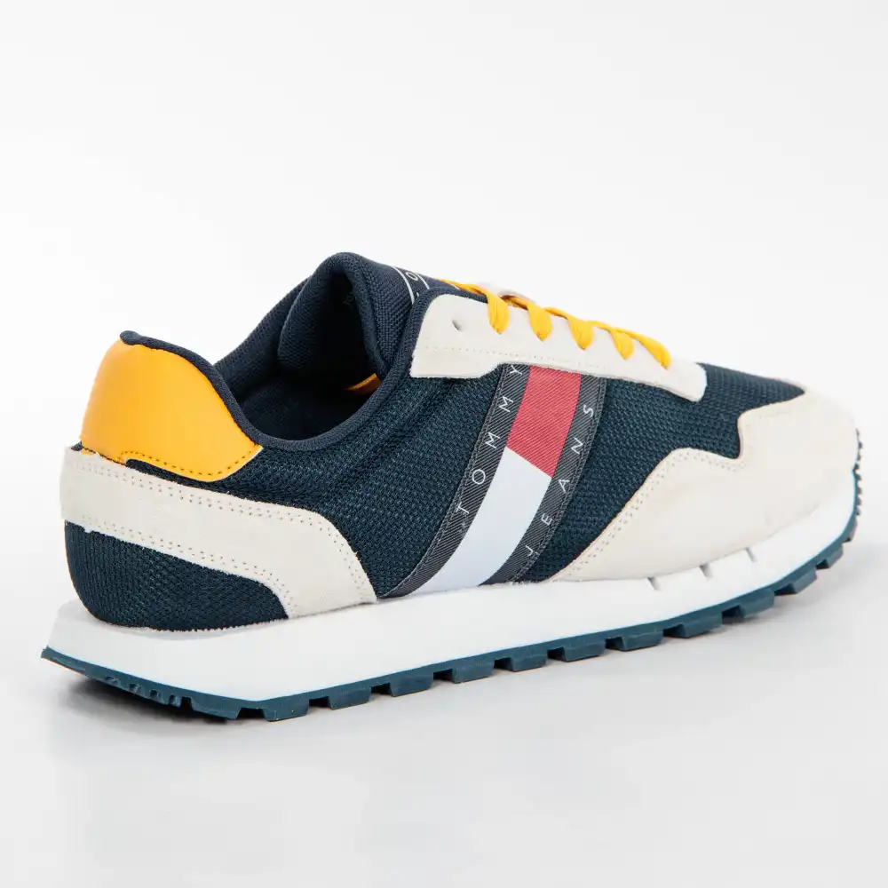 Basket basse homme Tommy Jeans Retro runners Multicolor - ZESHOES