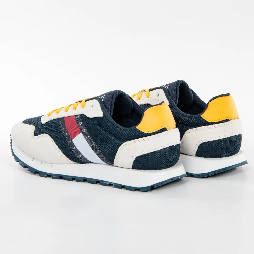 Basket basse homme Tommy Jeans Retro runners Multicolor - ZESHOES