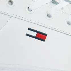 Basket de ville basse femme Tommy Jeans Flatform essential Blanc - ZESHOES