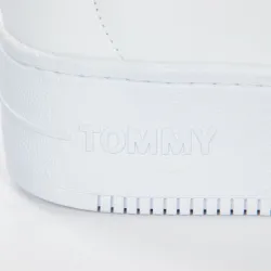 Basket de ville basse femme Tommy Jeans Flatform essential Blanc - ZESHOES