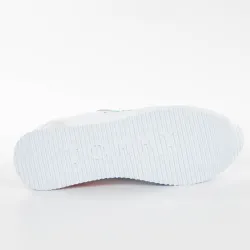 Basket basse femme Tommy Jeans Card logo Blanc - ZESHOES