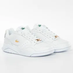 Basket basse femme Lacoste Game advance luxe Blanc - ZESHOES Basket basse femme Lacoste Game advance luxe Blanc - ZESHOES