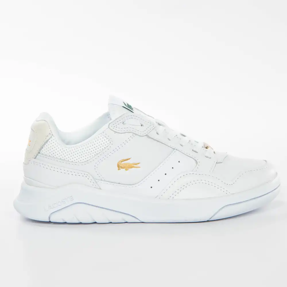 Basket basse femme Lacoste Game advance luxe Blanc - ZESHOES Basket basse femme Lacoste Game advance luxe Blanc - ZESHOES