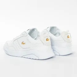 Basket basse femme Lacoste Game advance luxe Blanc - ZESHOES Basket basse femme Lacoste Game advance luxe Blanc - ZESHOES
