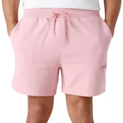 Short homme Tommy Jeans Classic signature Rose - ZESHOES