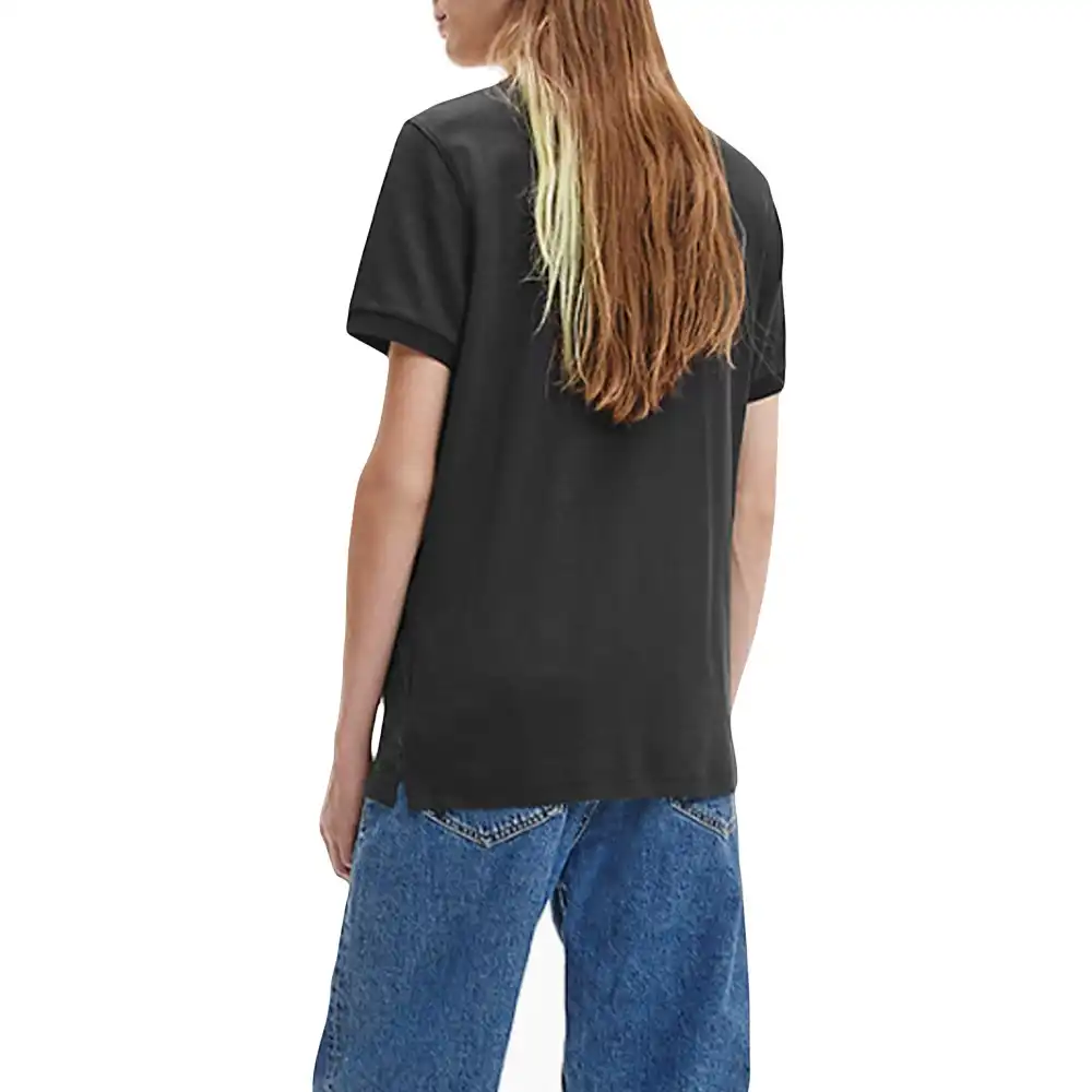 Polo manche courte Calvin Klein Classic logo Noir - ZESHOES