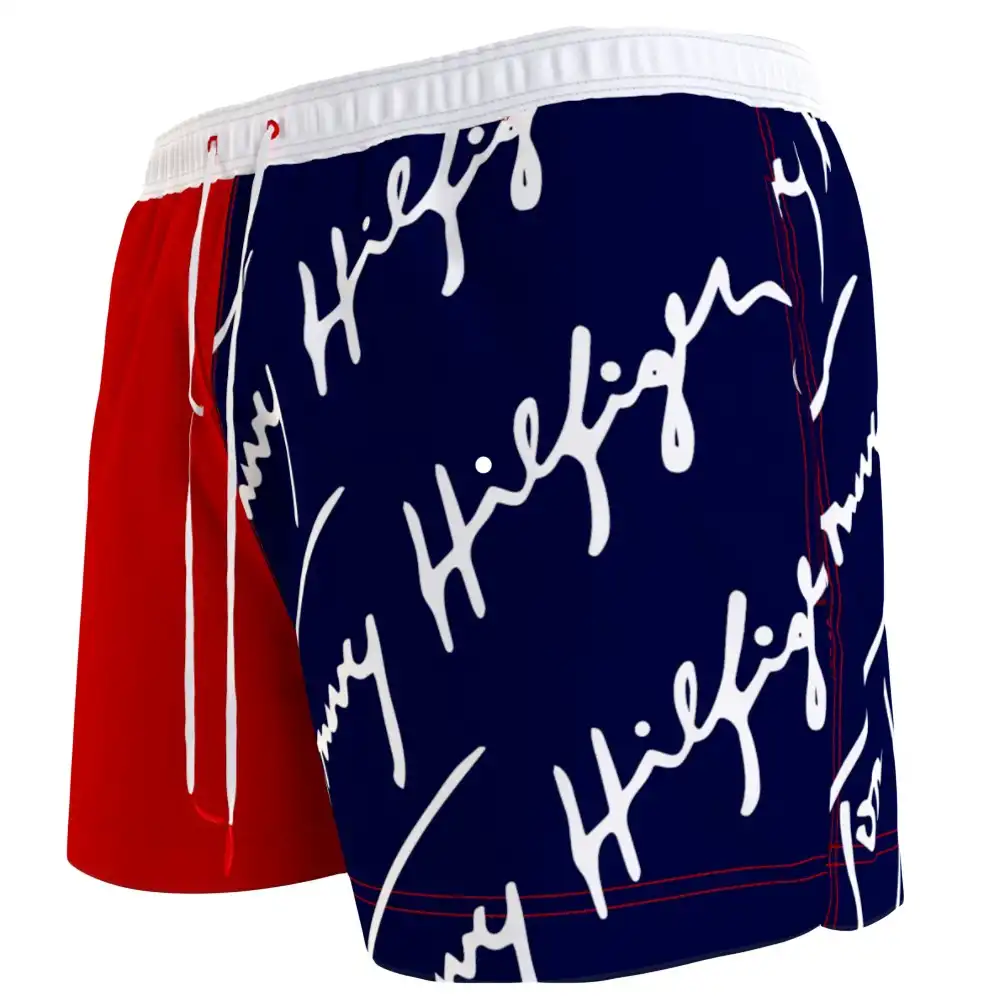 Short de bain homme Tommy Jeans Signature style pool Multicolor - ZESHOES