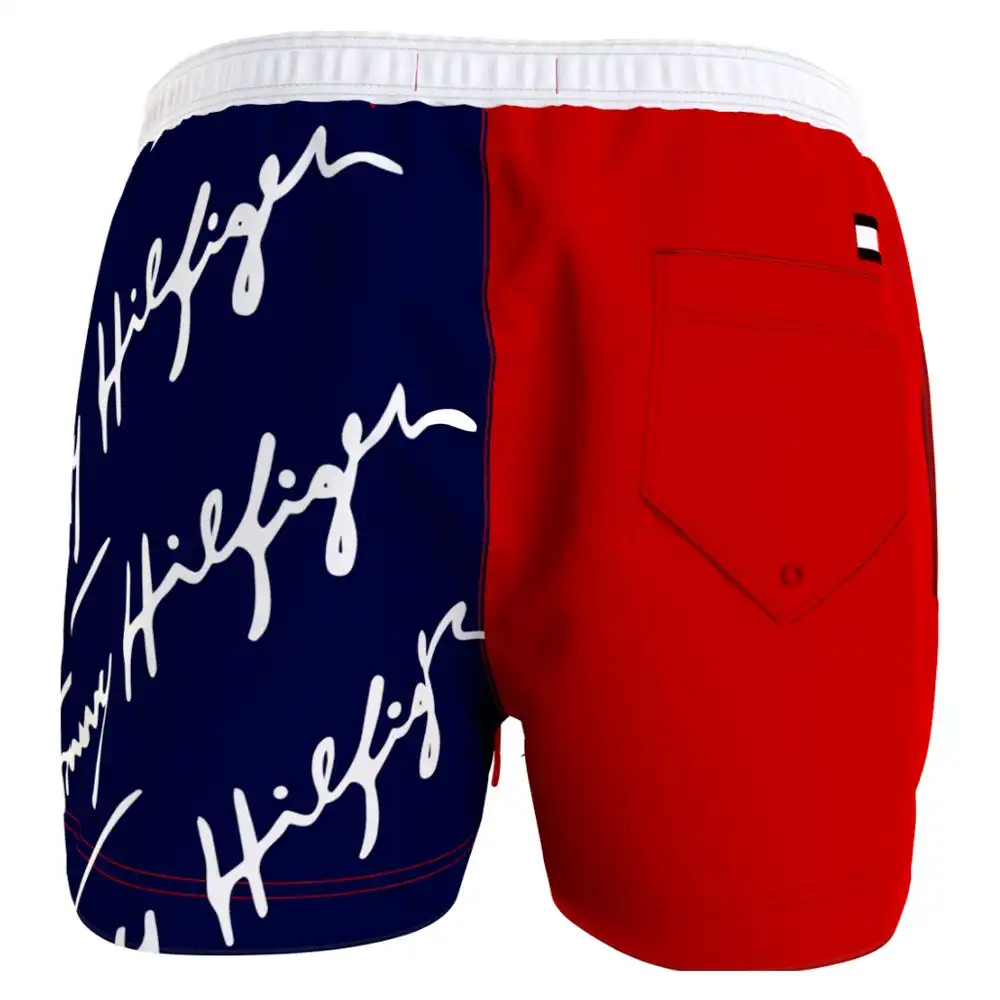 Short de bain homme Tommy Jeans Signature style pool Multicolor - ZESHOES