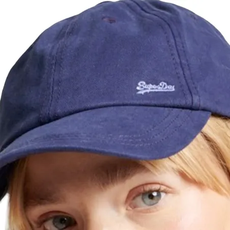 Produits victimes de leur succès Superdry Bleu Cap classic logo