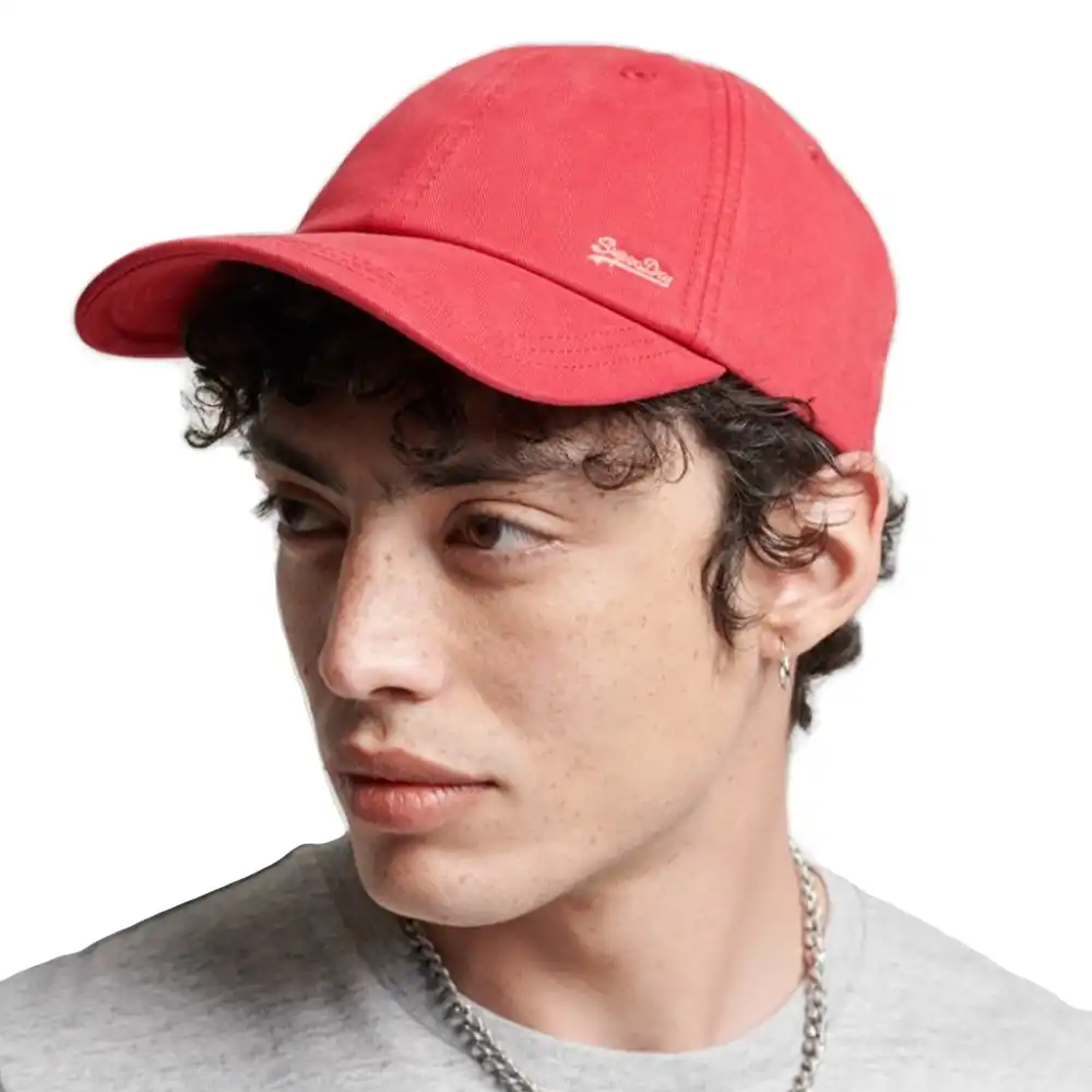 Casquette homme Superdry Cap classic logo Rouge - ZESHOES