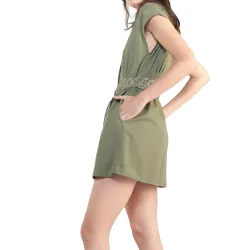 Robe femme Le Temps Des Cerises Mildura Kaki - ZESHOES