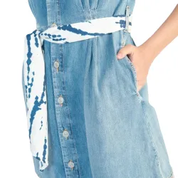 Robe femme Le Temps Des Cerises Mildura Bleu - ZESHOES