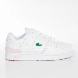 Basket basse femme Lacoste Court cage 0722 Rose - ZESHOES Basket basse femme Lacoste Court cage 0722 Rose - ZESHOES