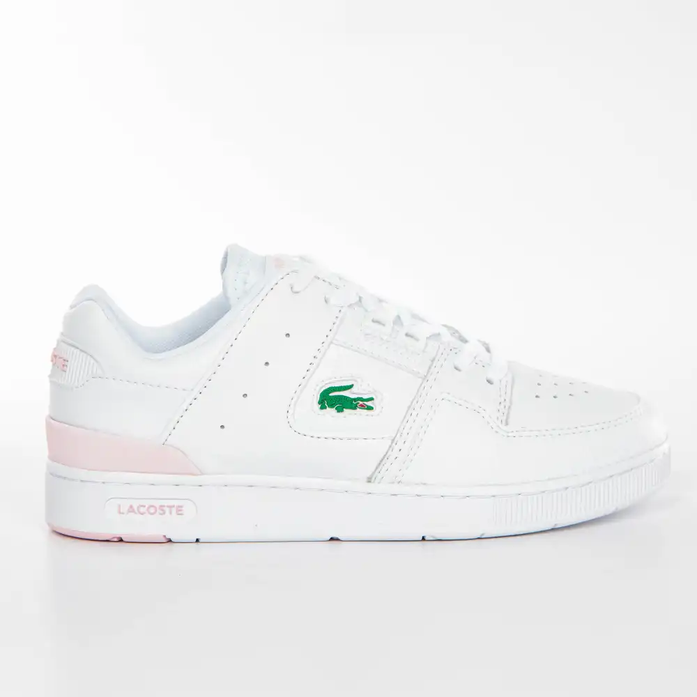 Basket basse femme Lacoste Court cage 0722 Rose - ZESHOES Basket basse femme Lacoste Court cage 0722 Rose - ZESHOES