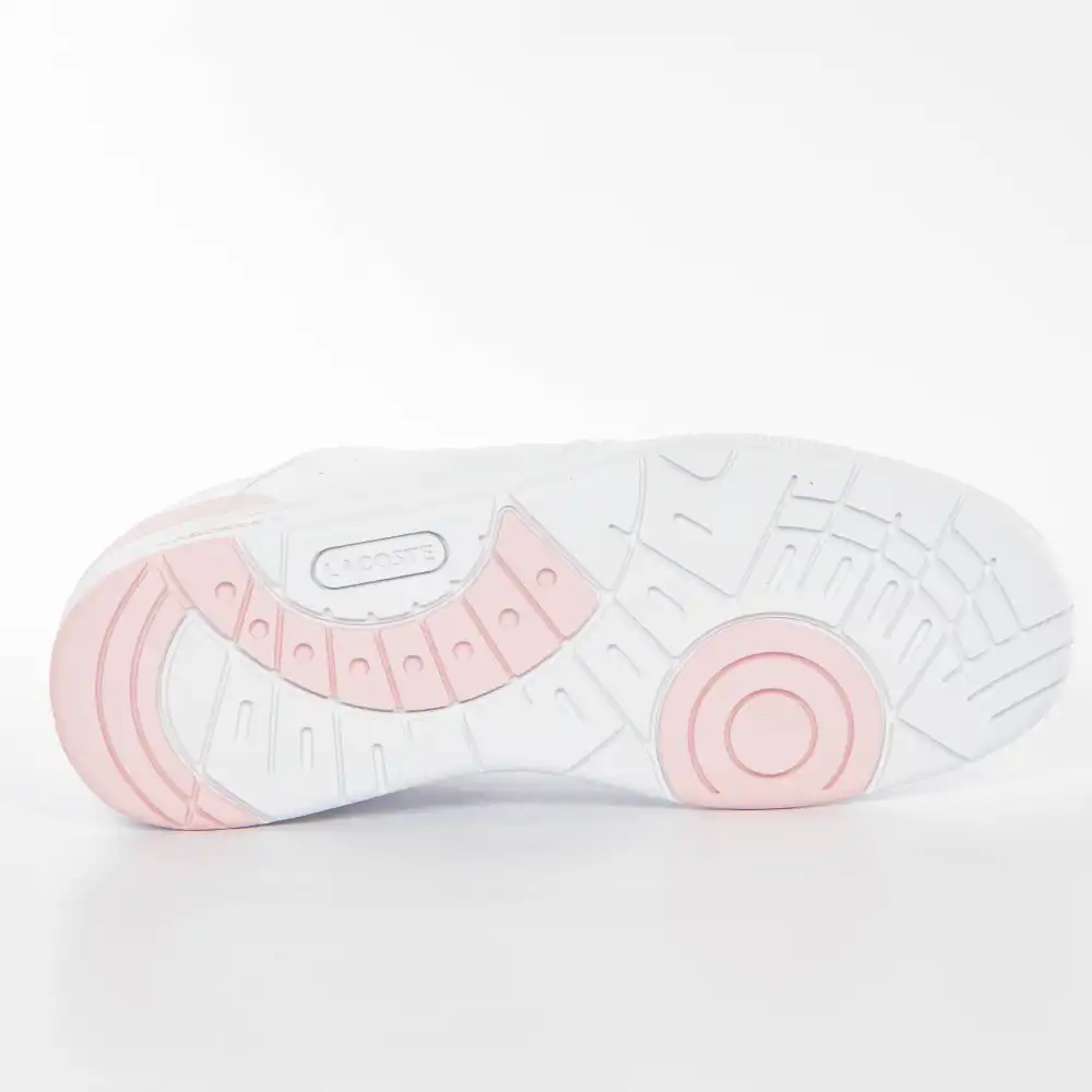 Basket basse femme Lacoste Court cage 0722 Rose - ZESHOES Basket basse femme Lacoste Court cage 0722 Rose - ZESHOES