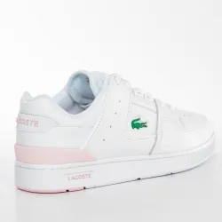 Basket basse femme Lacoste Court cage 0722 Rose - ZESHOES Basket basse femme Lacoste Court cage 0722 Rose - ZESHOES