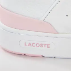 Basket basse femme Lacoste Court cage 0722 Rose - ZESHOES Basket basse femme Lacoste Court cage 0722 Rose - ZESHOES