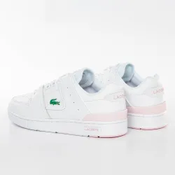 Basket basse femme Lacoste Court cage 0722 Rose - ZESHOES Basket basse femme Lacoste Court cage 0722 Rose - ZESHOES