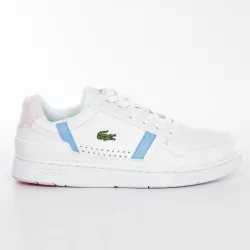 Basket de ville basse femme Lacoste T-clip Blanc - ZESHOES
